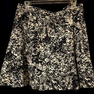 Black & White skater skirt